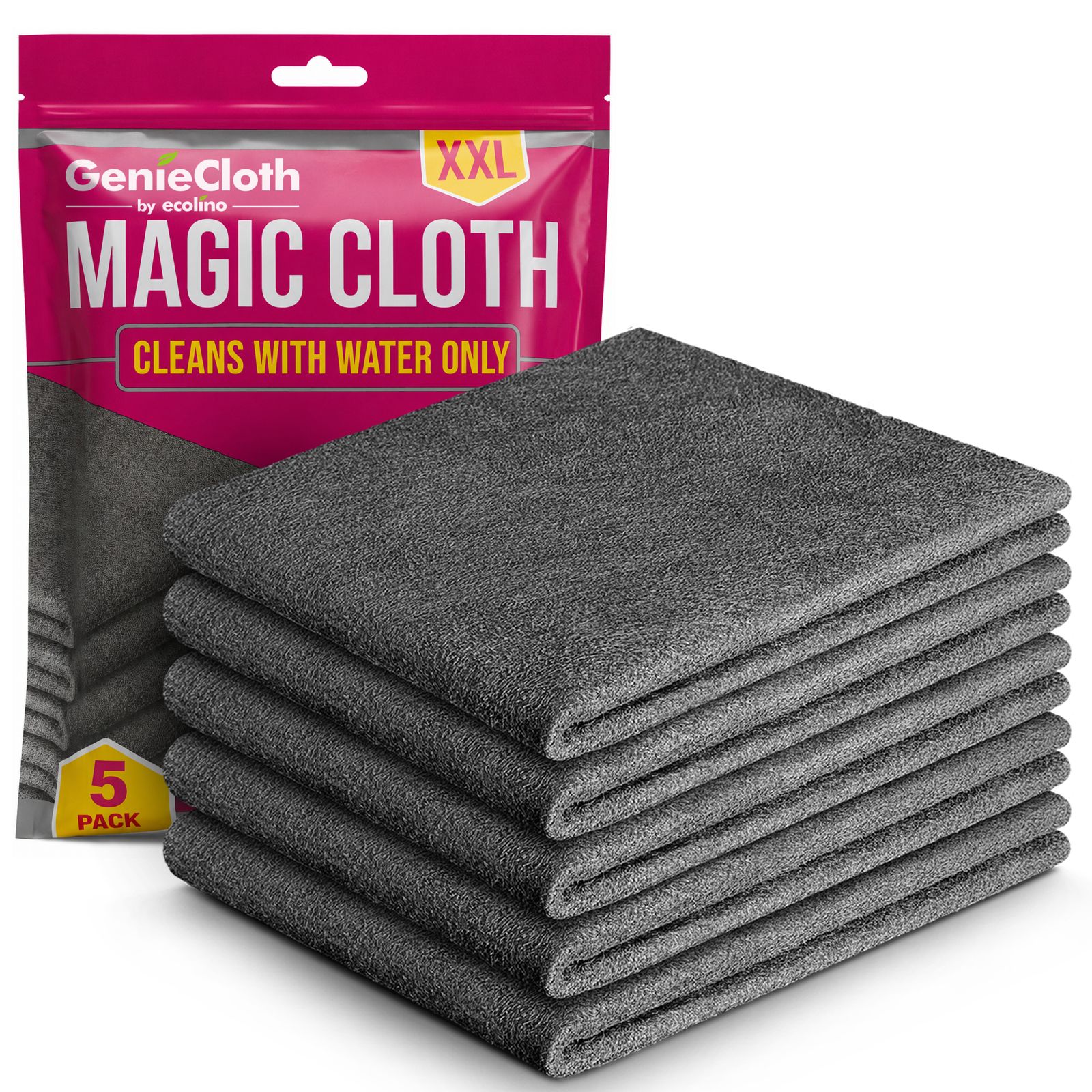 GenieCloth magic cleaning cloth 5-pack