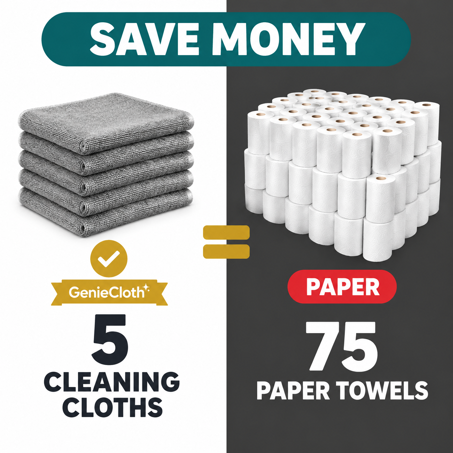 Save money with GenieCloth